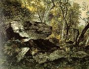 Asher Brown Durand Study from Rocks and Trees Spain oil painting artist